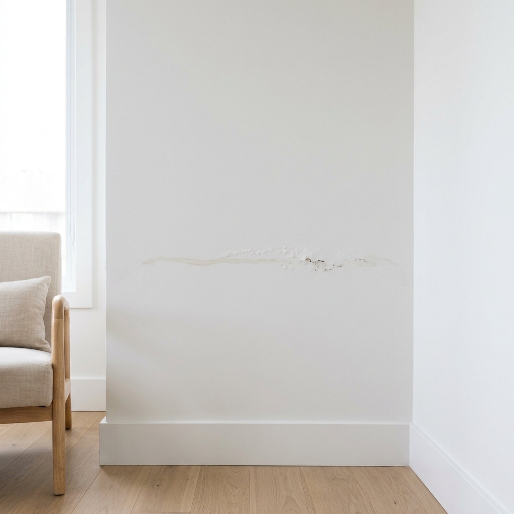 Water intrusion – master bedroom ceiling